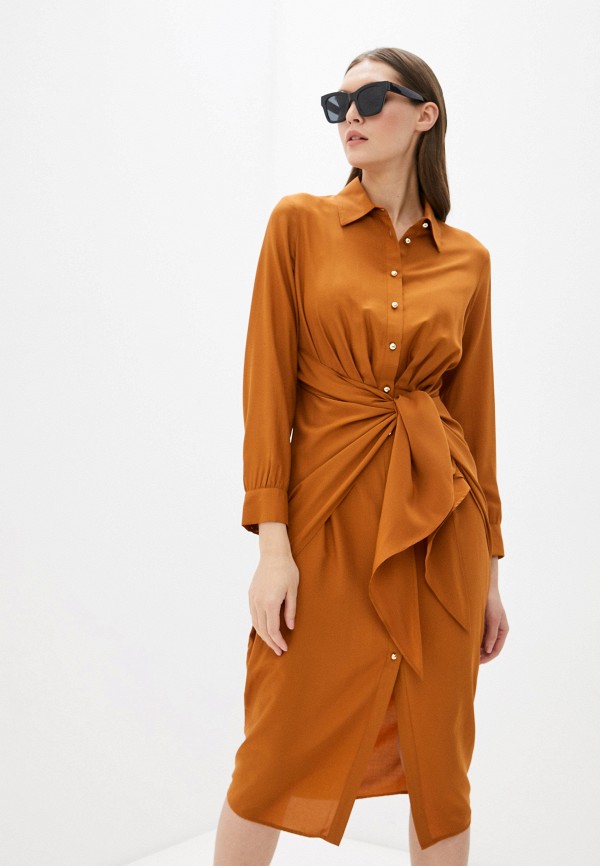 

Платье Sisley, Коричневый, Sisley SI007EWMHNH6