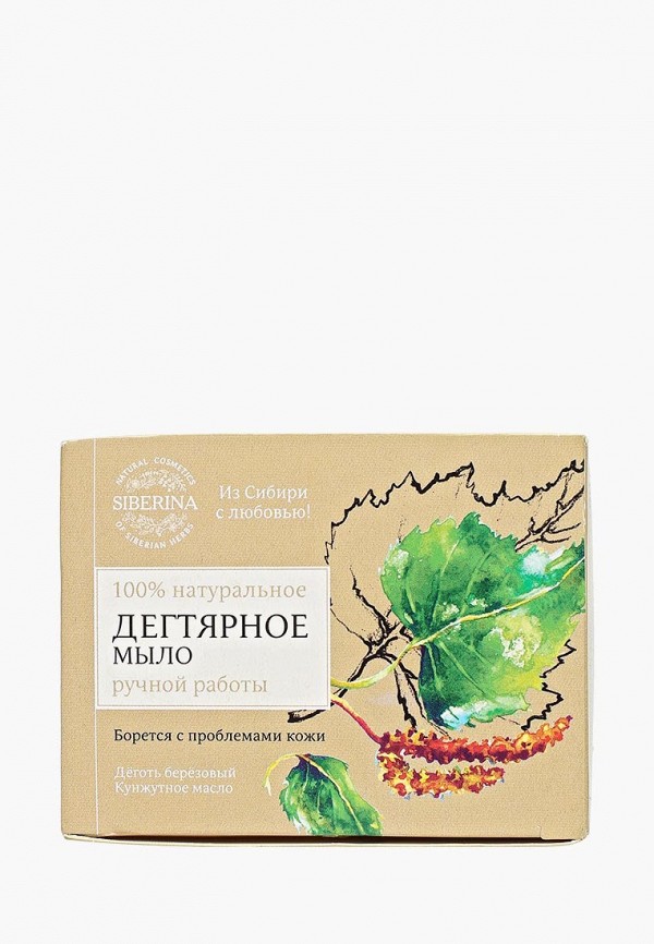 

Мыло Siberina, Натуральное "Дегтярное, Коричневый