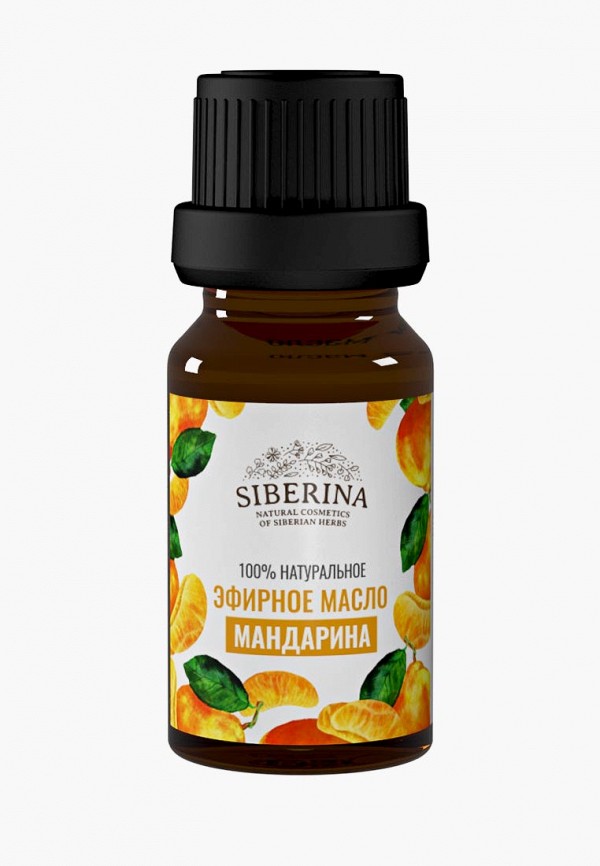 

Масло для тела Siberina, Прозрачный, эфирное, Мандарин, 8 мл