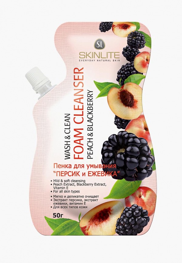 

Пенка для умывания Skinlite, Прозрачный, ПЕРСИК и ЕЖЕВИКА , 50 г