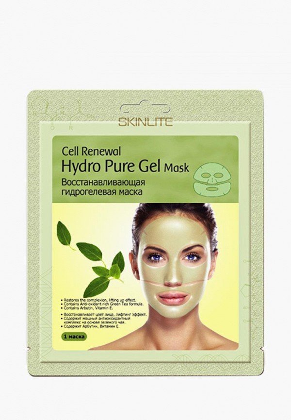 

Маска для лица Skinlite, Зеленый, Восстанавливающая ,1 шт