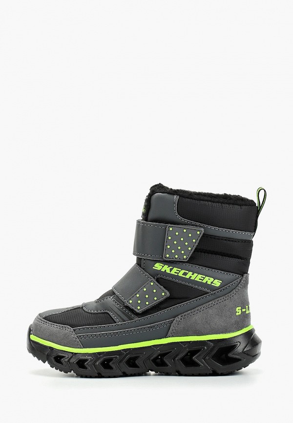 

Ботинки Skechers, Черный, со светодиодами