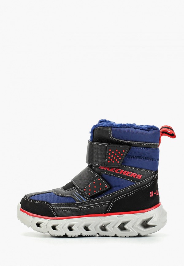 

Ботинки Skechers, Синий, со светодиодами