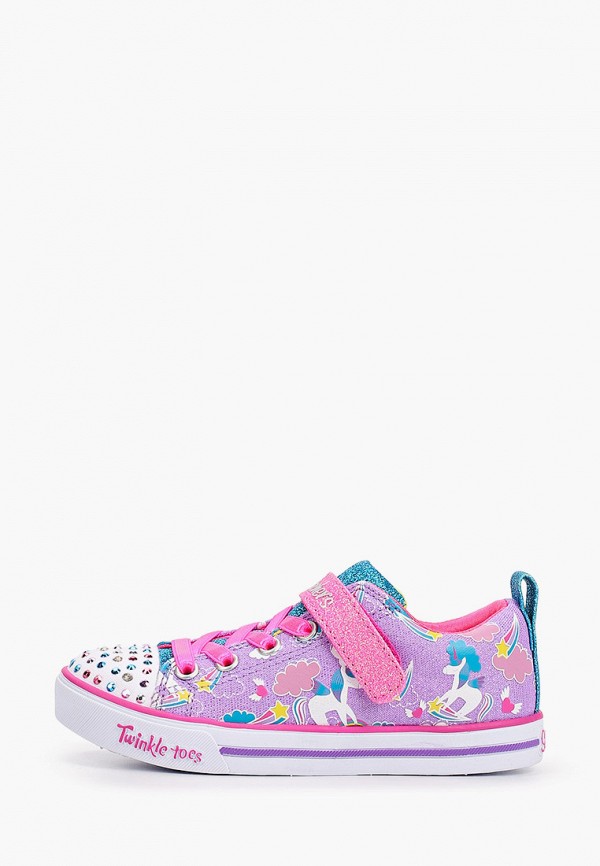 

Кеды Skechers, Фиолетовый, со светодиодами
