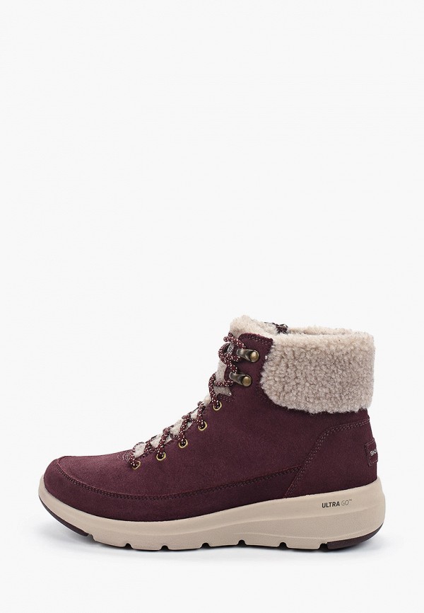 

Ботинки Skechers, Бордовый, GLACIAL ULTRA
