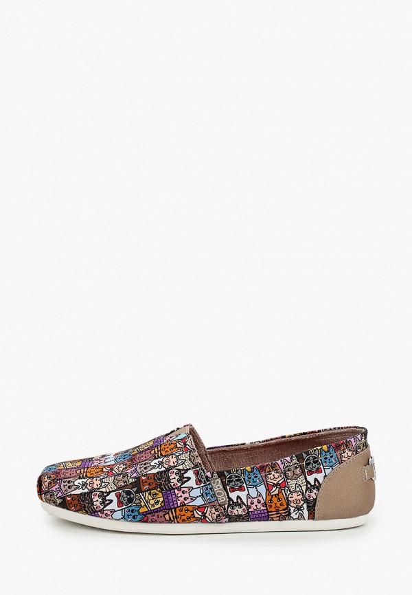 

Слипоны Skechers, Разноцветный, BOBS PLUSH UPTOWN KITTY