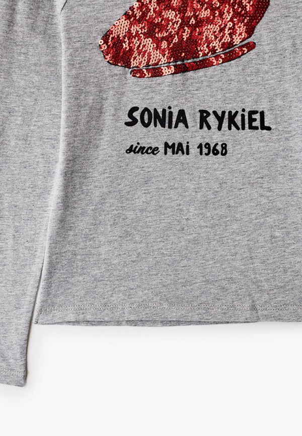 Лонгслив для девочки Sonia Rykiel 20W1TS03 Фото 3