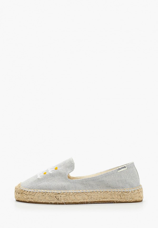 

Эспадрильи Soludos, Голубой, Oui Oui Platform Espadrille