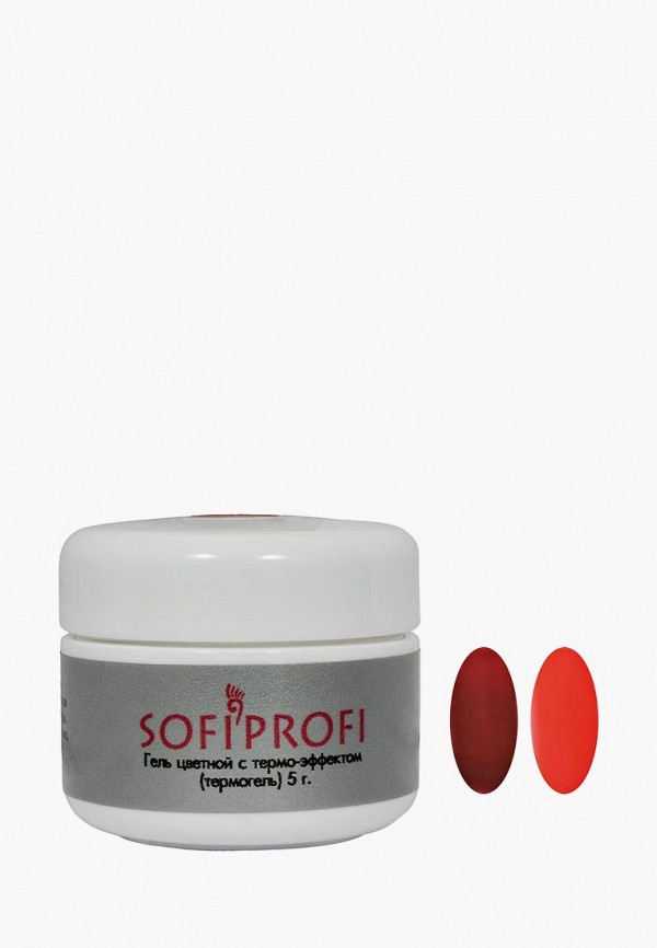 

Гель для ногтей Sofiprofi, Бордовый, 5 г бордовый/красный