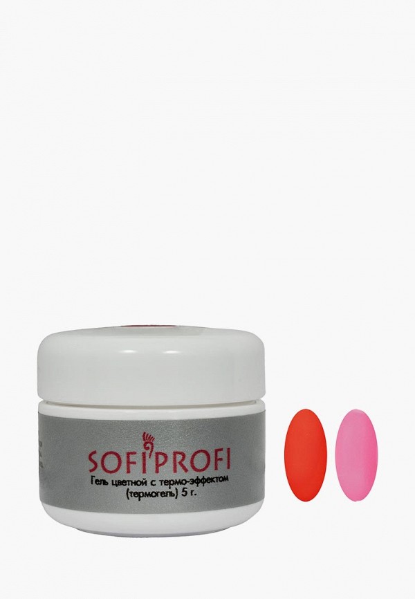 

Гель для ногтей Sofiprofi, Розовый, оранж неон/розовый неон