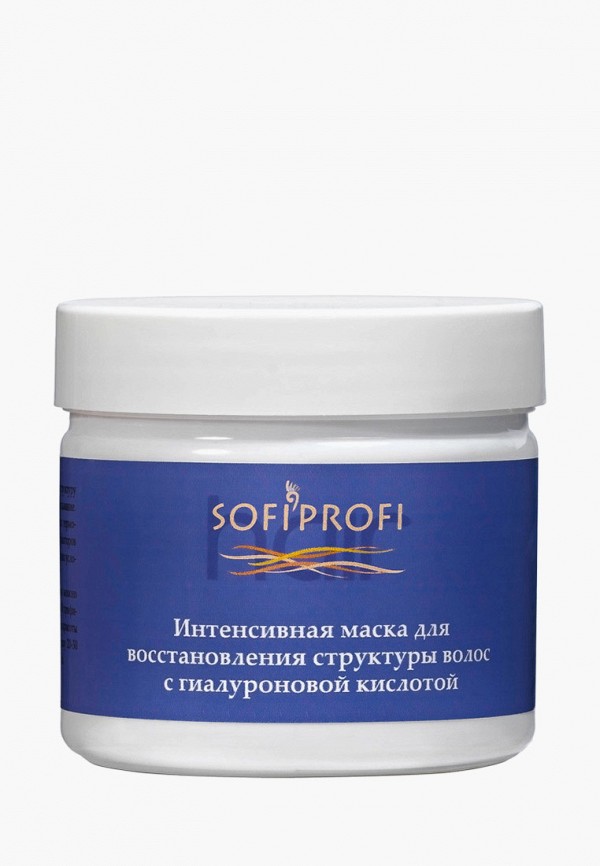 

Маска для волос Sofiprofi, Прозрачный, Интенсивная для восстановления волос с гиалуроновой кислотой, 300 мл