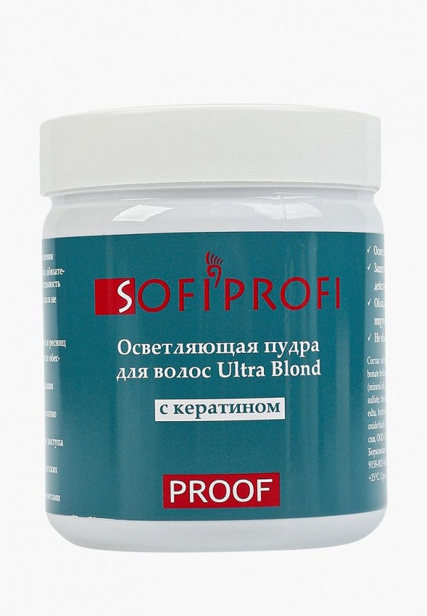 

Краска для волос Sofiprofi, Белый, с кератином (10 тонов осветления) 350 гр