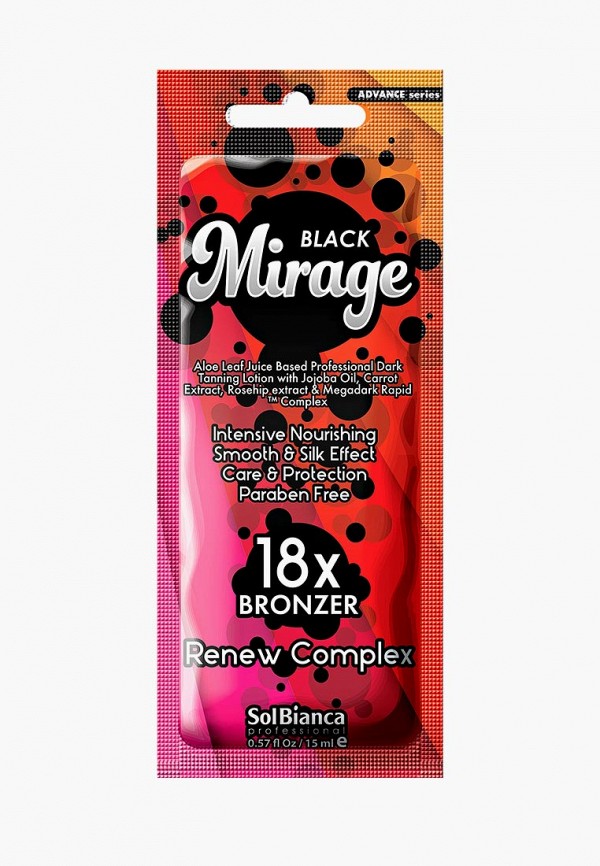 

Автозагар для тела Solbianca, Прозрачный, “Mirage”18х bronzer