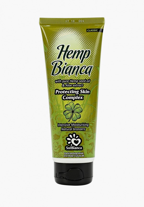 

Крем для тела Solbianca, Прозрачный, “Hemp Bianca” с маслом апельсина, экстрактом алоэ и бронз