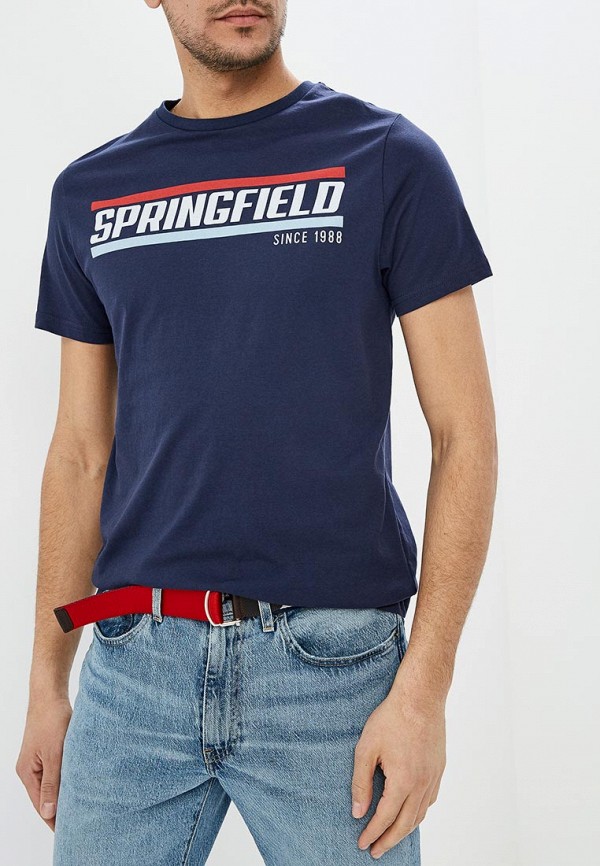 

Футболка Springfield, Синий
