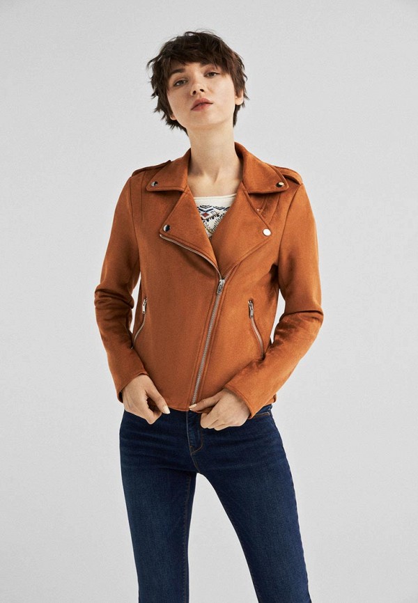 

Куртка кожаная Springfield, Коричневый