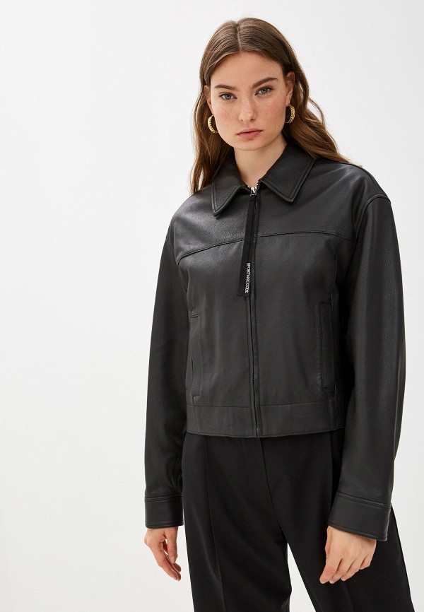 

Куртка кожаная Sportmax Code, Черный