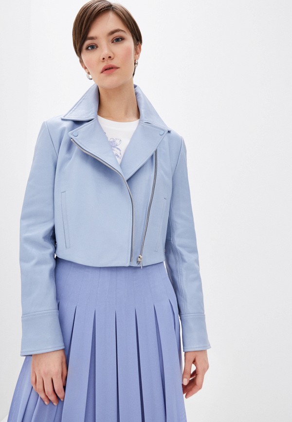 

Куртка кожаная Sportmax Code, Голубой