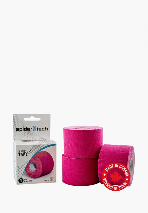

Тейп Spidertech, Рулон 5м, Розовый