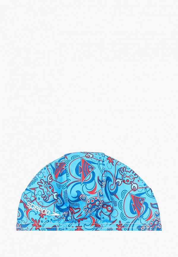 

Шапочка для плавания Speedo, Голубой, SEA SQUAD POLYESTER CAP IU