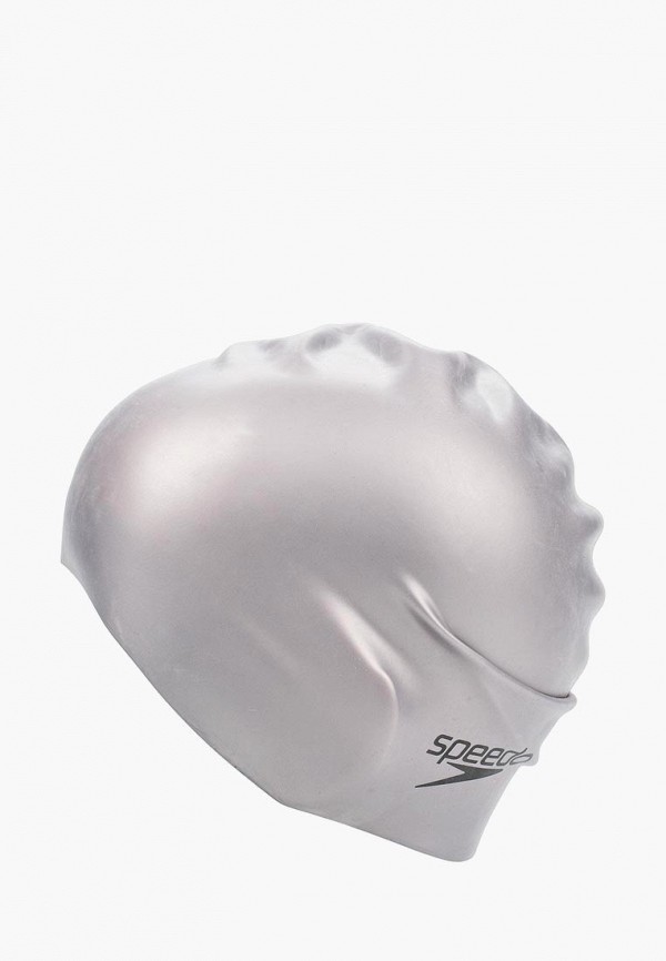 

Шапочка для плавания Speedo, Серый, Plain Moulded Silicone Cap