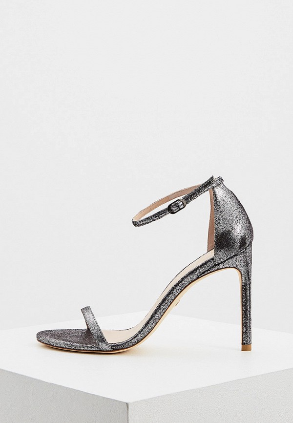 

Босоножки Stuart Weitzman, Серебряный, NUDISTSONG