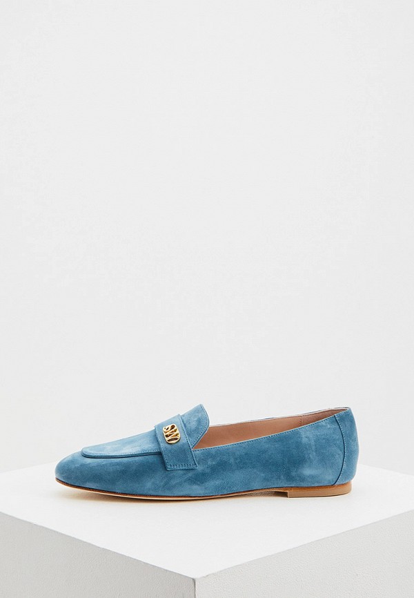 

Лоферы Stuart Weitzman, Голубой, Stuart Weitzman ST001AWJCVK0