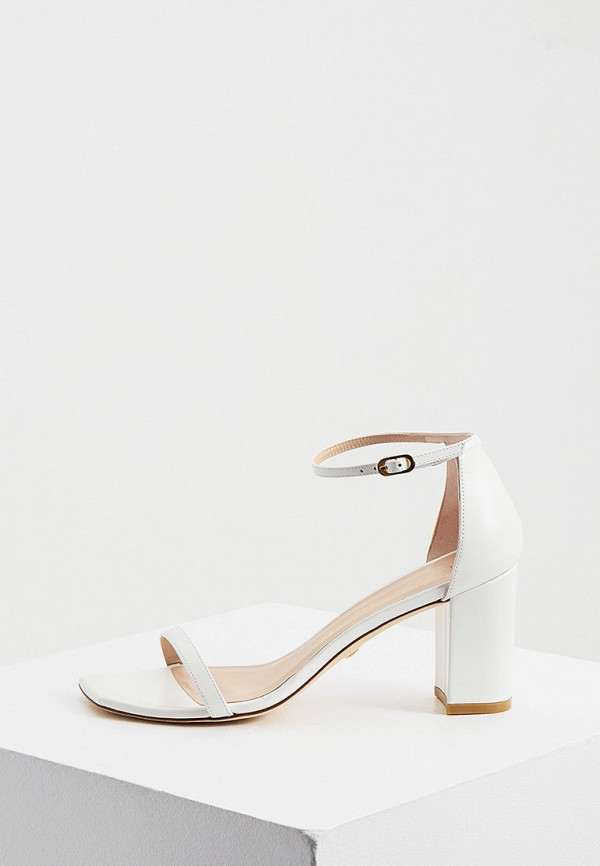 

Босоножки Stuart Weitzman, Белый, AMELINA BLOCK