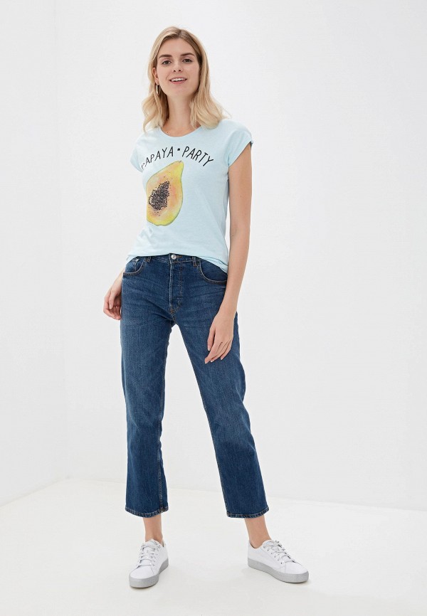 

Футболка Stitch & Soul, Голубой, Stitch & Soul ST055EWGGNF8