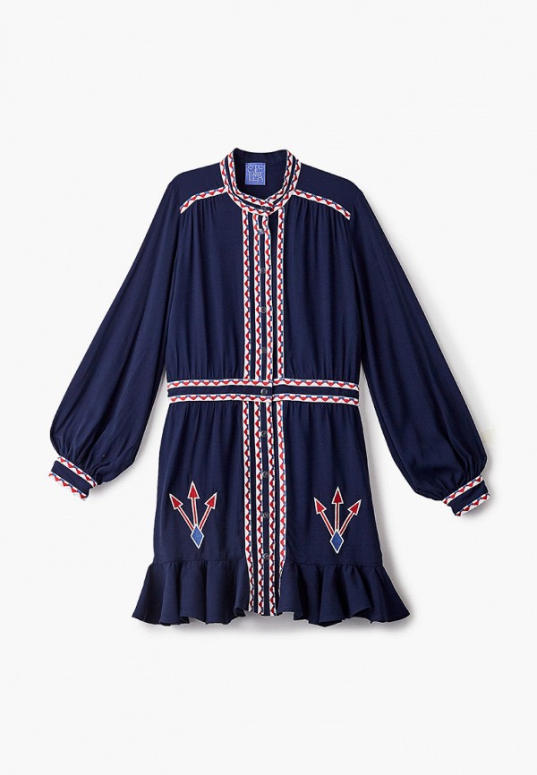 

Платье Stella Jean Kids, Синий