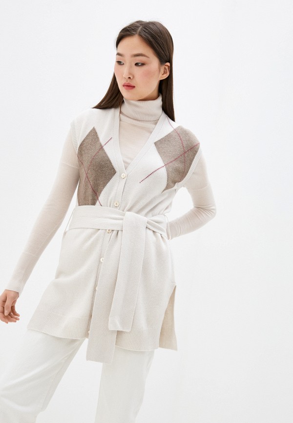 

Жилет Stefanel, Бежевый, Stefanel ST975EWJQZK6