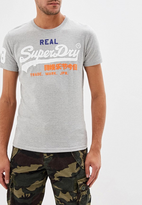 

Футболка Superdry, Серый, Superdry SU789EMEIYE3