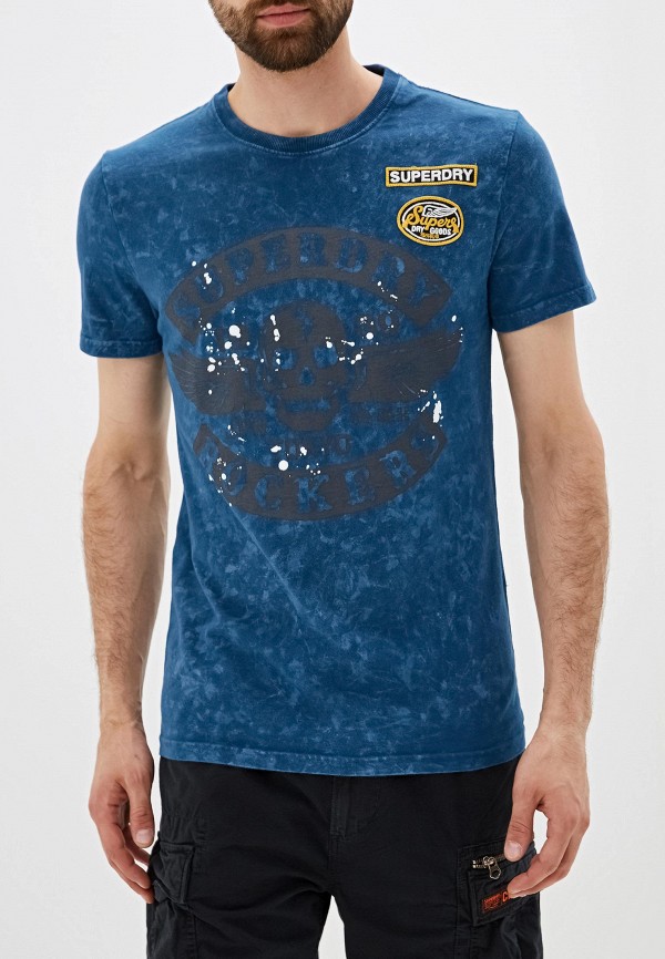 

Футболка Superdry, Синий, Superdry SU789EMEIYF8