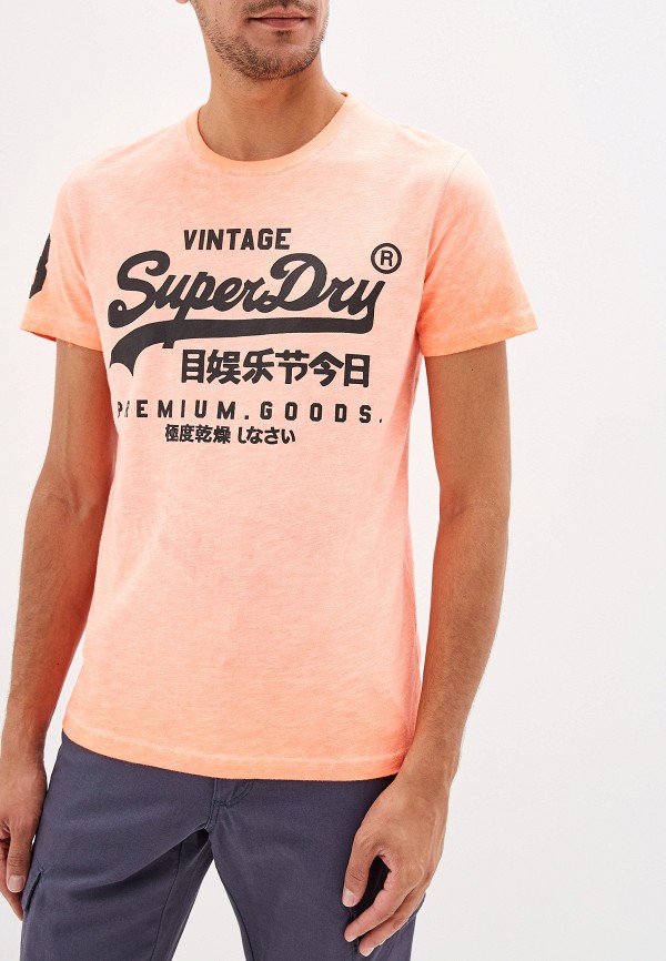 

Футболка Superdry, Коралловый, Superdry SU789EMEIYG7