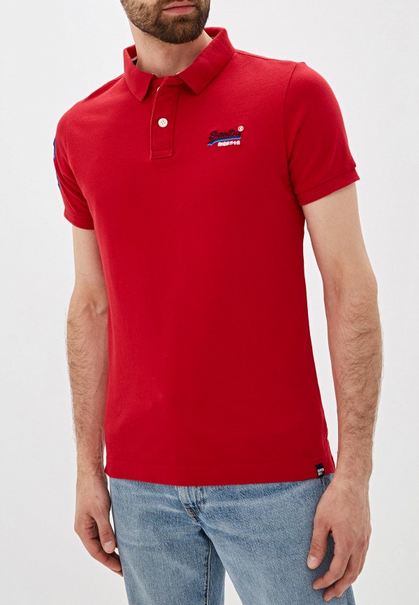

Поло Superdry, Красный