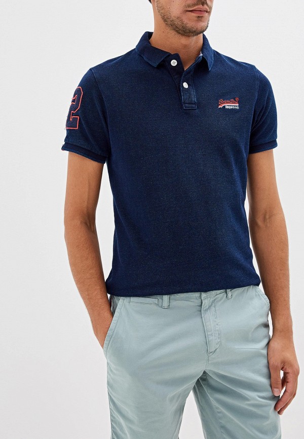 

Поло Superdry, Синий