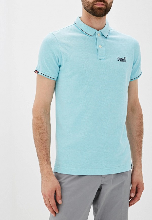 

Поло Superdry, Бирюзовый