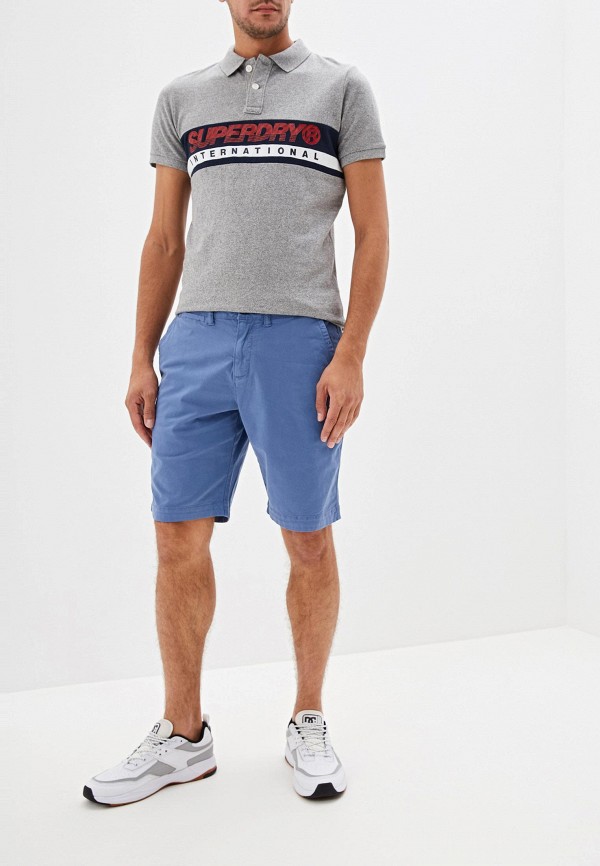 

Поло Superdry, Серый, Superdry SU789EMEIYI8