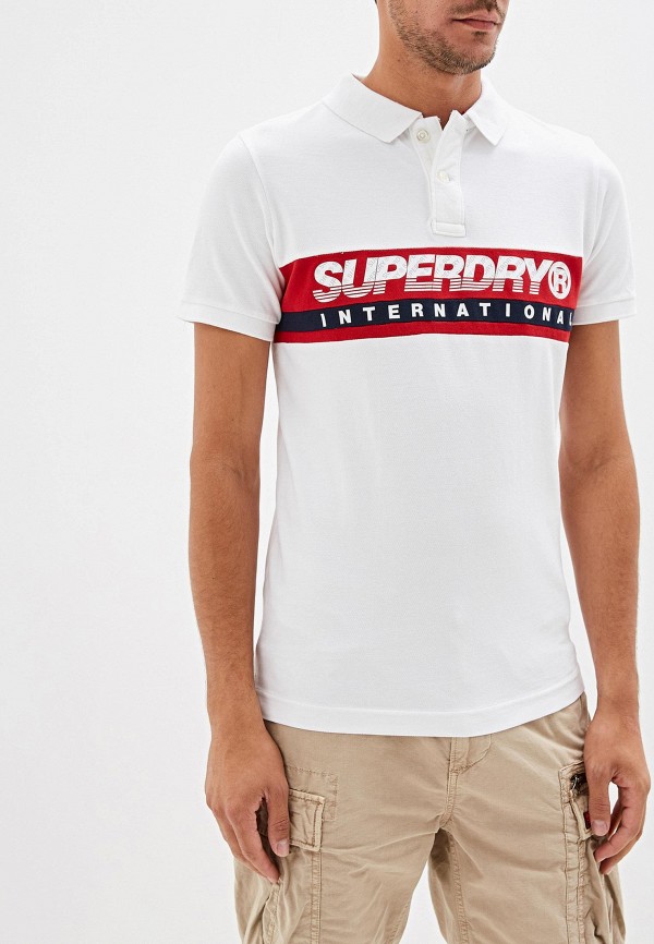 

Поло Superdry, Белый