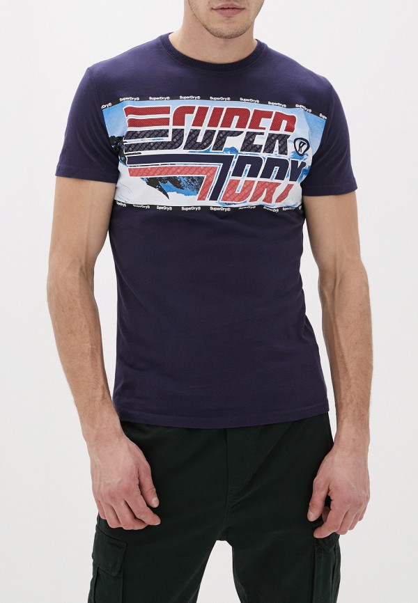 

Футболка Superdry, Синий, Superdry SU789EMGPRM1