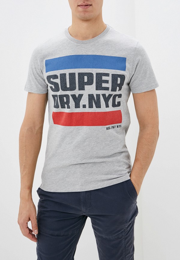 

Футболка Superdry, Серый, Superdry SU789EMGPRM7