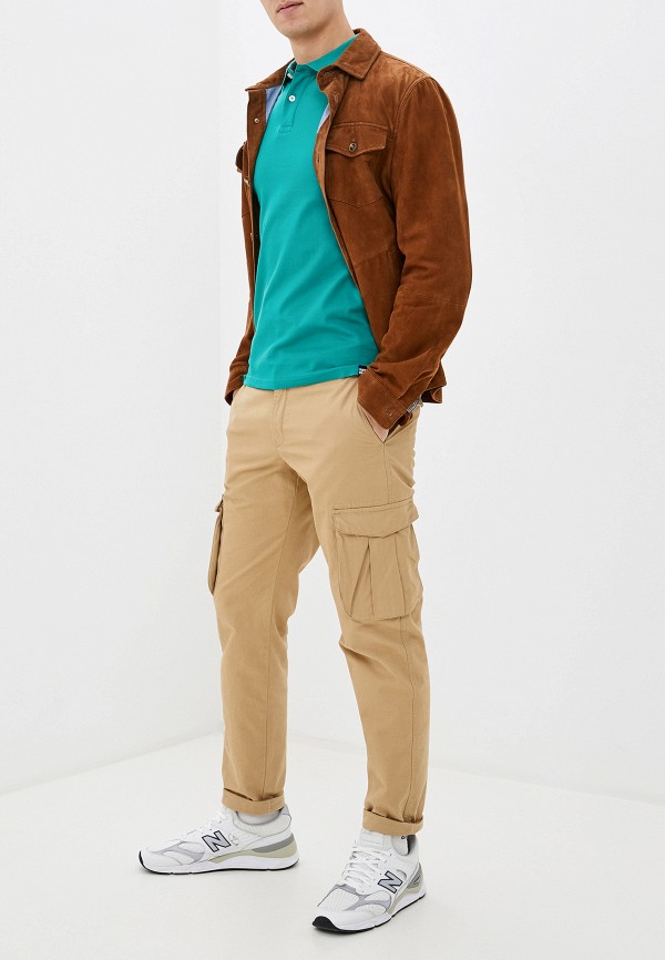 

Поло Superdry, Зеленый, Superdry SU789EMGPRP5
