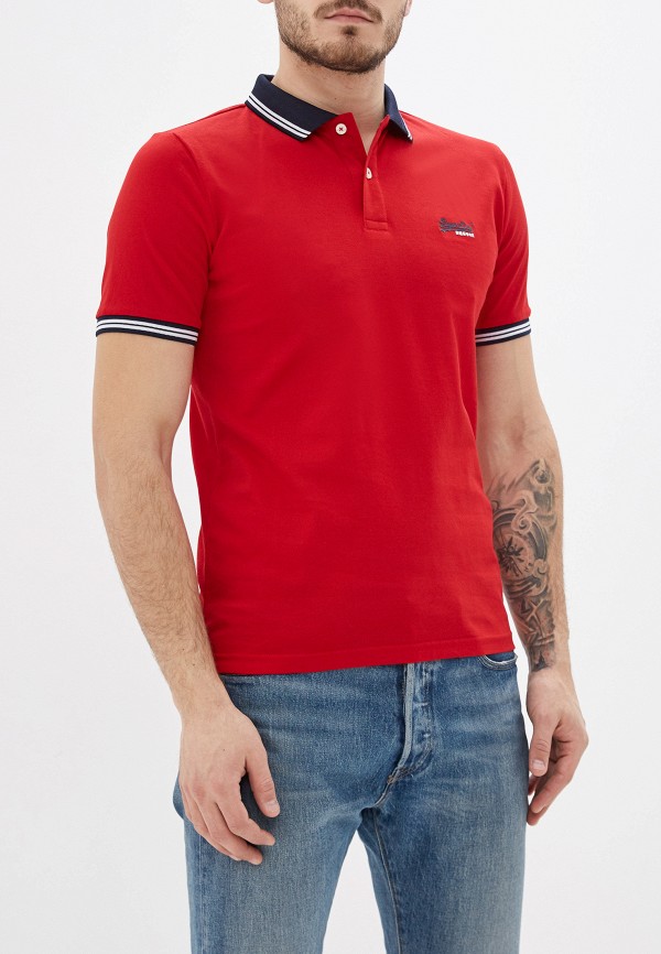 

Поло Superdry, Красный