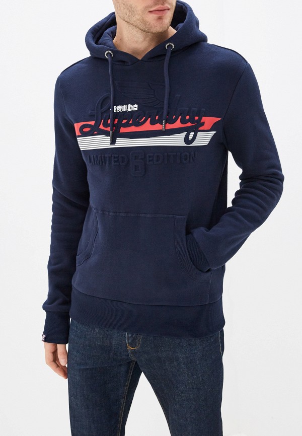 

Худи Superdry, Синий, Superdry SU789EMGPRQ3