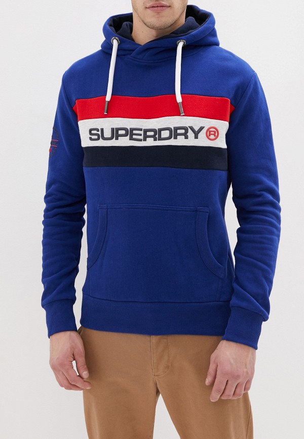 

Худи Superdry, Синий, Superdry SU789EMGPRQ8