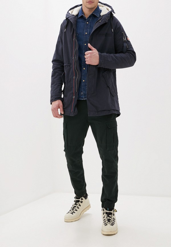 

Парка Superdry, Синий