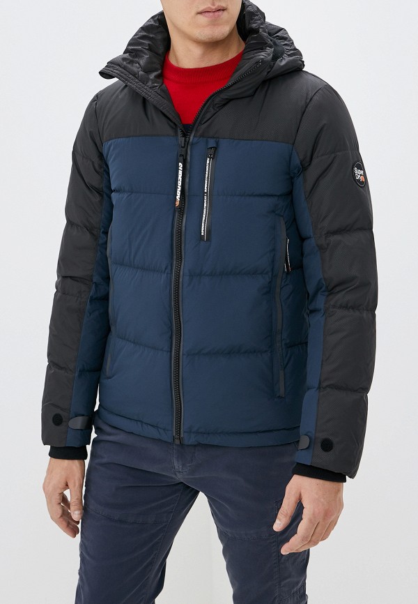 

Пуховик Superdry, Синий, Superdry SU789EMGPRT8