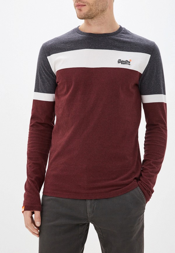 

Лонгслив Superdry, Бордовый