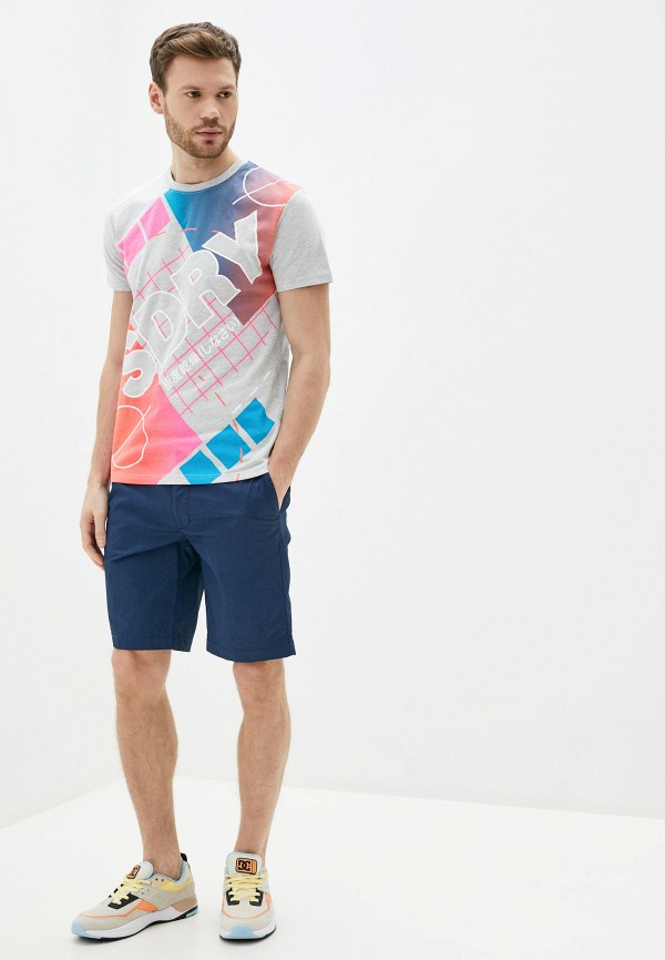 

Футболка Superdry, Серый, Superdry SU789EMIBOO4