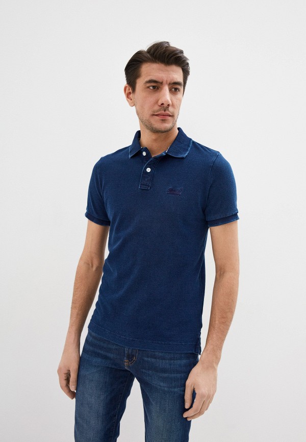 

Поло Superdry, Синий, Superdry SU789EMIBOQ5